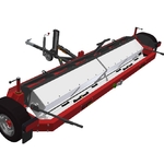 Tow behind magnetic sweeper MSA