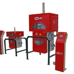 Magnetic separator MSP-AC for pipeline transport with automatic cleaning